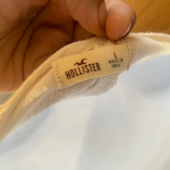 Hollister over size long sleeve shirt size Large - Picture 6 of 6